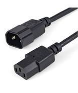 Startech PXTC13C20143 3FT POWER EXTENSION CORD C13 TO C20 COMPUTER MONIT... - $40.09