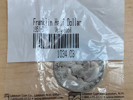1951-S Franklin .90 Silver Half Dollar San Francisco Mint Circulated Sea... - £8.70 GBP