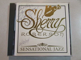 Sherry Roberson Sensational Jazz 9 Trk Cd St. Louis Blues Autographed To Charlie - £23.36 GBP