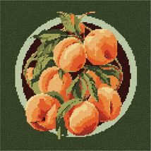 Pepita needlepoint canvas: Peaches, 10&quot; x 10&quot; - £58.61 GBP+