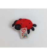 Vintage 2000 Ty Teenie Beanie Babies Lucky The Ladybug Trading Pin - $8.25