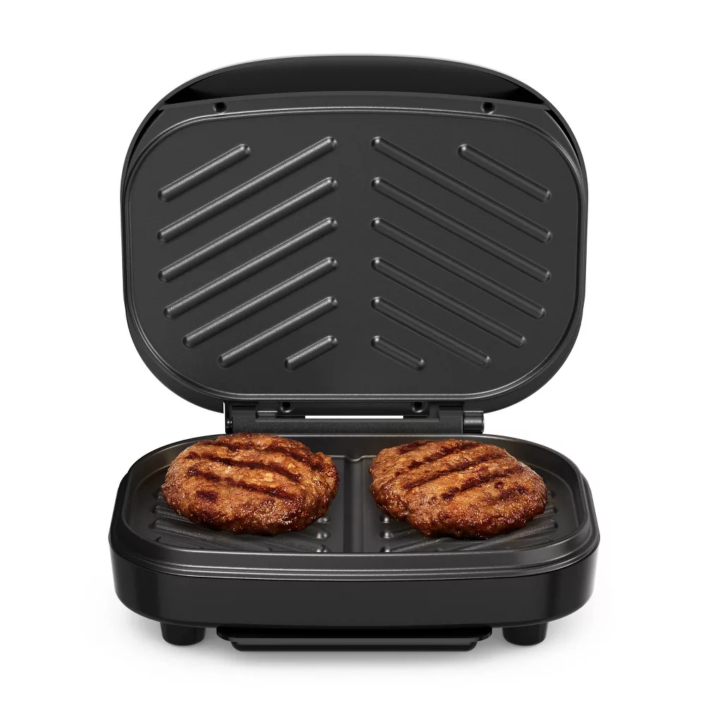 KitchenSmith 2 Burger Indoor Grill Black | Indoor grilling for meats and... - $54.45 CAD