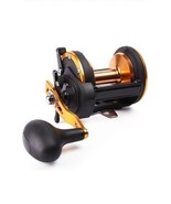 Gold Conventional Reel For Large Fresh/Salt Water Fishing 6.0.1 Super Hi... - €67,54 EUR