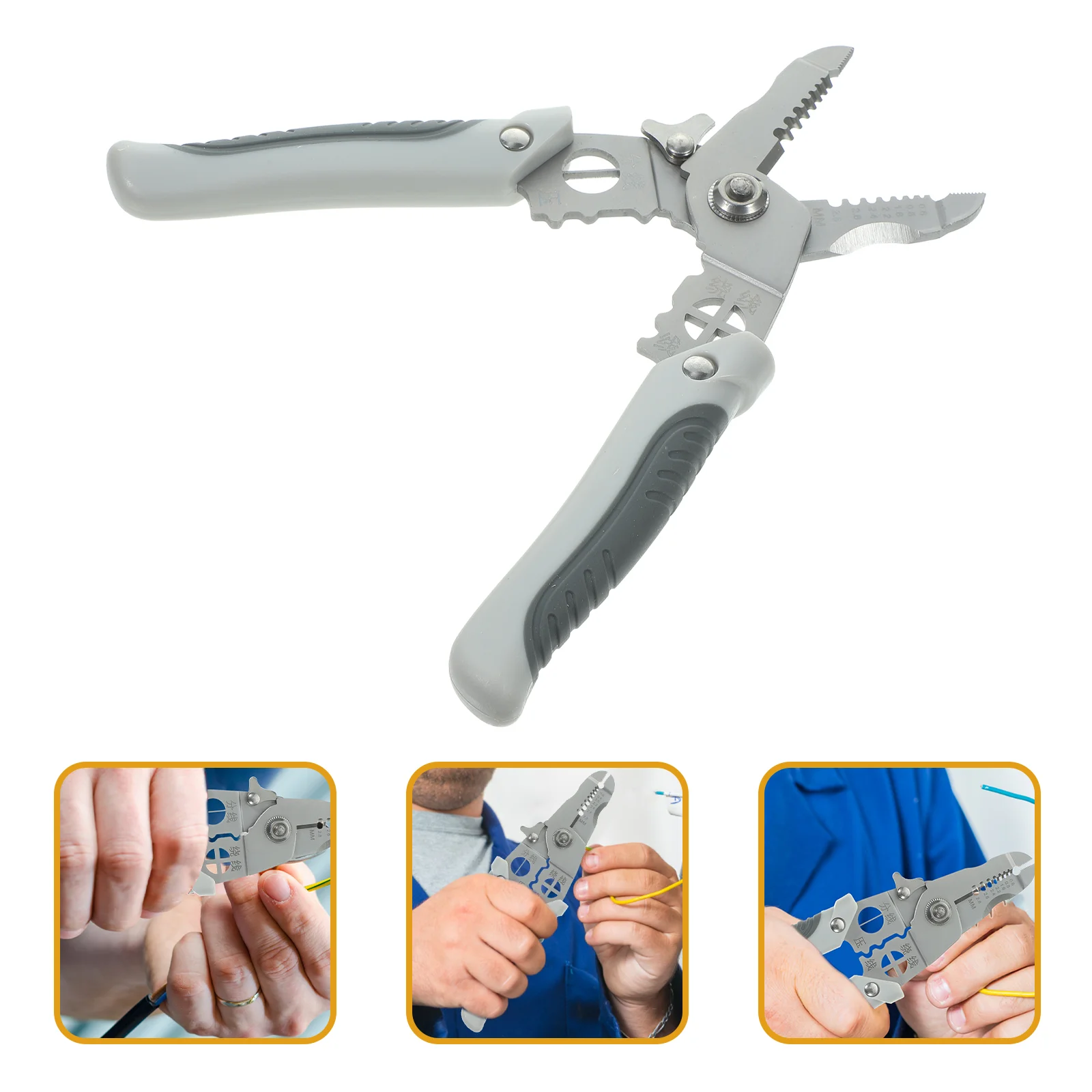 Electric Wire Stripping Tool Professional Wire Stripper Portable Steel Wire - £13.15 GBP