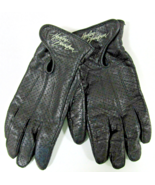 Women&#39;s Harley-Davidson Perforated Black Leather Riding Gloves 2RXT-H-DMC  - €66,87 EUR