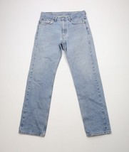 Vintage 90s Levis 512 Mens 32x34 Distressed Slim Fit Tapered Leg Denim J... - $64.30