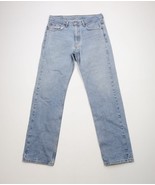 Vintage 90s Levis 512 Mens 32x34 Distressed Slim Fit Tapered Leg Denim J... - $1,181.52 MXN
