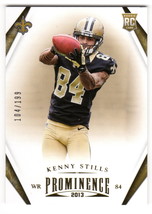 2013 Panini Prominence Gold #151 Kenny Stills Rookie New Orleans Saints - £3.09 GBP
