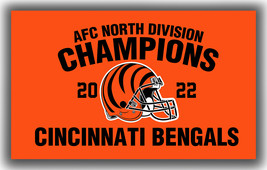 Cincinnati Bengals Football Division Champions Flag 90x150cm 3x5ft Best Banner - £11.67 GBP