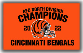 Cincinnati Bengals Football Division Champions Flag 90x150cm 3x5ft Best Banner - £11.82 GBP