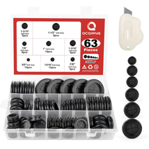 63Pcs Rubber Grommet Kit, Drill Hole Firewall Hole Plugs Wire Protection... - £15.32 GBP