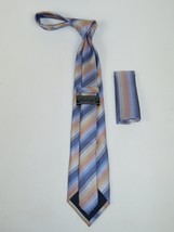 Men's Woven Tie Hankie Set J.Valintin Private Collection R90 Multi Colors image 3