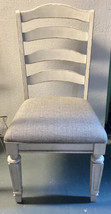 New Farmhouse Style Ashley Realyn Dining Room Chair Distressed White - $54.44
