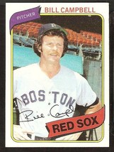 Boston Red Sox Bill Campbell 1980 Topps Baseball Card # 15 Em/Nm - £0.39 GBP