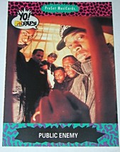 Trading Cards   1991 Pro Set Musi Cards   Yo! Mtv Raps   Public Enemy (Card#64) - $8.00