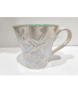Spectrum Designz Coastal Iridescent Seashell Starfish Clam Coffee Mug Tea - £17.35 GBP