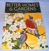Women&#39;s Better Homes and Gardens Magazine March 1935 - £6.21 GBP