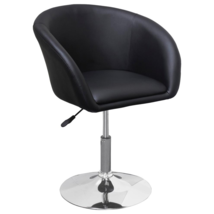 Best Master Furniture Adjustable Swivel Faux Leather Coffee Chair in Black - £100.71 GBP