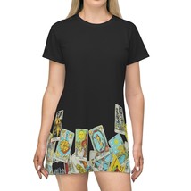 TAROT DECK T-Shirt Dress | Magical Witchy Wiccan Pagan Holiday Gift Her ... - £37.74 GBP