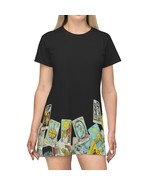 TAROT DECK T-Shirt Dress | Magical Witchy Wiccan Pagan Holiday Gift Her ... - £38.22 GBP