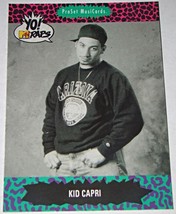 Trading Cards -1991 ProSet MusiCards - YO! MTV RAPS - KID CAPRI (Card#123) - $8.00