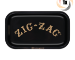 1x Tray Zig Zag Small Size Smoking Rolling Tray | Black | Fast Shipping! - $15.42