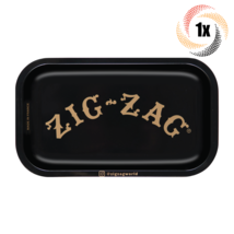 1x Tray Zig Zag Small Size Smoking Rolling Tray | Black | Fast Shipping! - £12.28 GBP