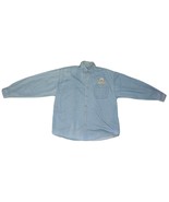 Vintage Pittsburgh Steelers Denim Button Shirt Size XL Light Blue Jean P... - $272.27 MXN