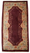 Handmade antique Art Deco Chinese rug 2.2&#39; x 3.11&#39; (67cm x 121cm) 1920s ... - $12,236.16 MXN