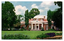 Monticello Charlottesville Virginia Thomas Jefferson Home Unused Postcard - £11.89 GBP