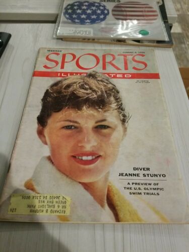 Vintage SPORTS ILLUSTRATED Magazine - August 6 1956 Jeanne Stunyo - $8.90
