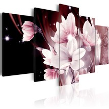 Tiptophomedecor Glamour Canvas Wall Art - Flower Muse - Stretched &amp; Framed Ready - £70.81 GBP+