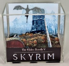 Skyrim - 3D Cube Handmade Diorama - Video Games - Shadowbox - $69.19
