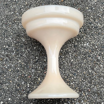 Westmoreland Peach Milk Glass Vintage Pedestal Stand Votive Candle Holder - £18.38 GBP
