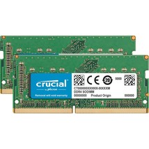 Crucial 32GB Kit (16GBx2) DDR4 2666 MT/s (PC4-21300) DR x8 SODIMM 260-Pin Memory - £96.43 GBP