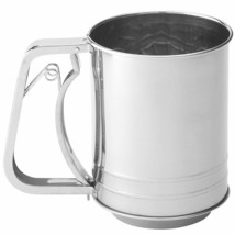 Mrs. Anderson’s Baking Hand Squeeze Flour Sifter, Stainless Steel, 3-Cup... - $19.98