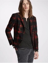 John Varvatos Jacquard Plaid Jacket. Size EU 48 USA 38. New - £540.49 GBP