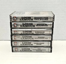 Lot of 6 Louis L&#39;Amour Western Audio Books on Cassette 1986 &amp; 1988 - $355.52 MXN