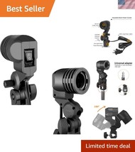 Versatile Light Bulb Stand for Photography - Adjustable &amp; Portable - 2 Pack - $39.00