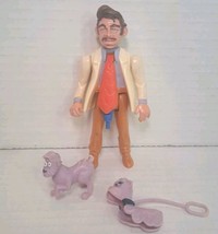 Police Academy Mr. Sleaze w/ FooFoo Dog Action Figure Kenner 1988 Comple... - £17.99 GBP