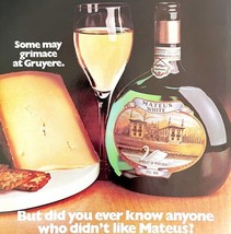 Mateus White Still Wine Portugal 1979 Advertisement Distillery Alcohol D... - $24.99