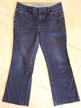 Women&#39;s Banana Republic Denim Blue Jeans-33x27.5&quot;-Size 10P-Classic Trous... - $12.65