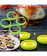 New Silicone Egg Fried Mold Ring Pancake Maker Convenient Kitchen Cookin... - $9.99