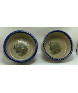 2  Monroe Salt Works Chowder BOWLs Lugged Handles Fish Marine Maine Pott... - $825.81 MXN