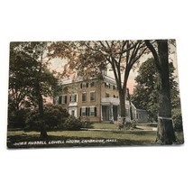 James Russell Lowell House Cambridge MA Massachusetts Color Postcard Div... - $13.49
