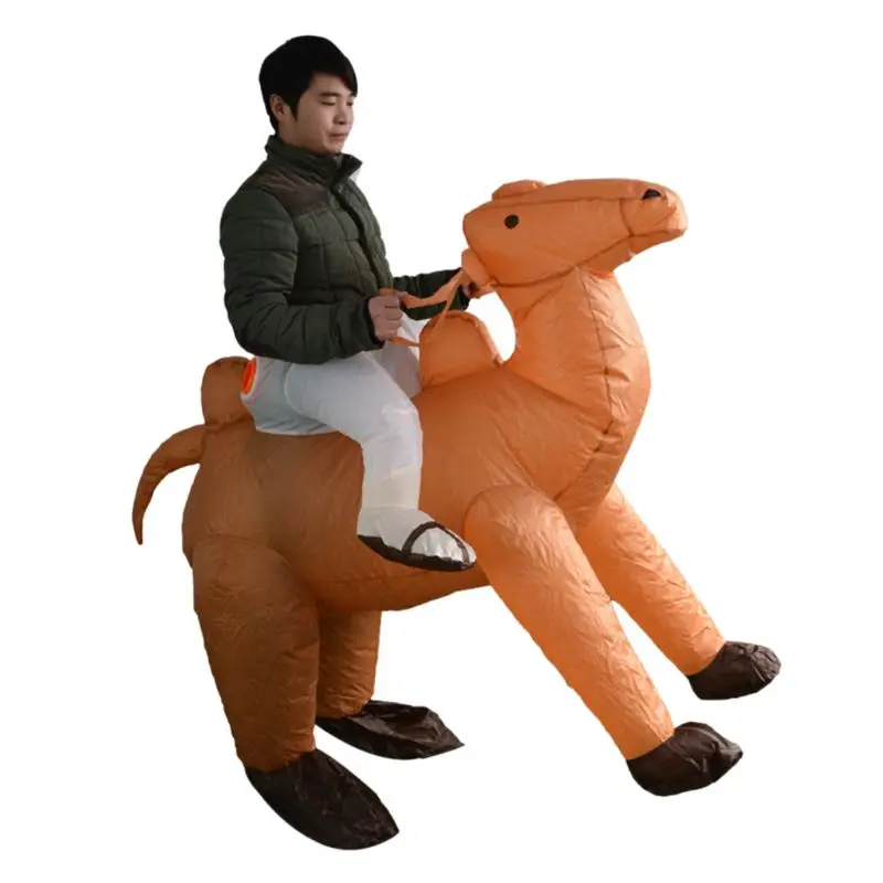 Camel Inflatable Suits Performance Costume Blow Up Outfit Adult Party Clothes - £34.71 GBP