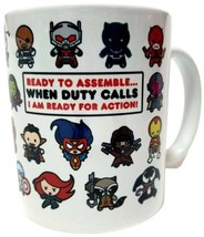 Moonpig Marvel Avengers Assemble Superheroes 12oz Orca Coatings Ceramic Mug - £11.68 GBP