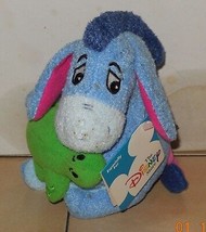 Vintage Disney Store Winnie The Pooh 6&quot; Eeyore beanie plush stuffed toy Rare #4 - £7.51 GBP