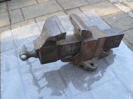 Prentiss Bull Dog No. 53 Vise Bench Antique Tool Cast Iron 41/2&quot; Jaw fix... - £119.85 GBP
