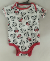 Disney Baby Minnie Mouse One Piece Bodysuit Size 6/9 Month - $92.16 MXN